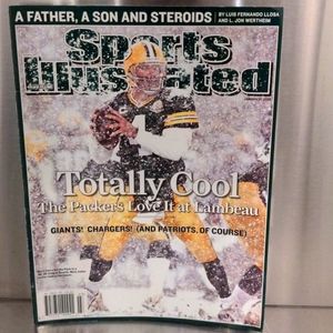 Sports Illustrated magazine Jan 21 2008. Brett Favre Packers Totally Ccol